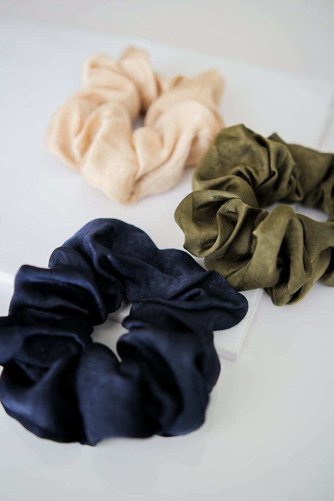 Scrunchie In Pura Seta Stampata – Morbida & Sottile - Foto 4